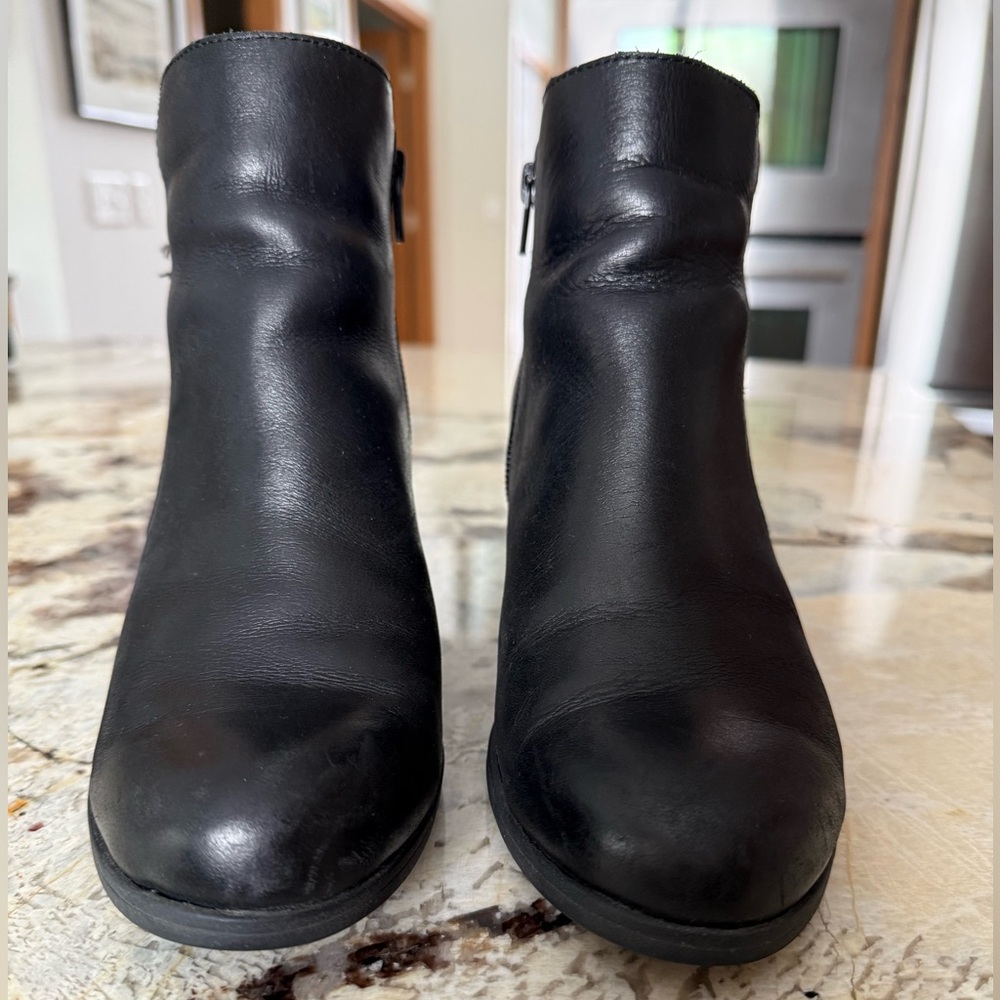 Born Black Leather Booties - Women’s Size 9